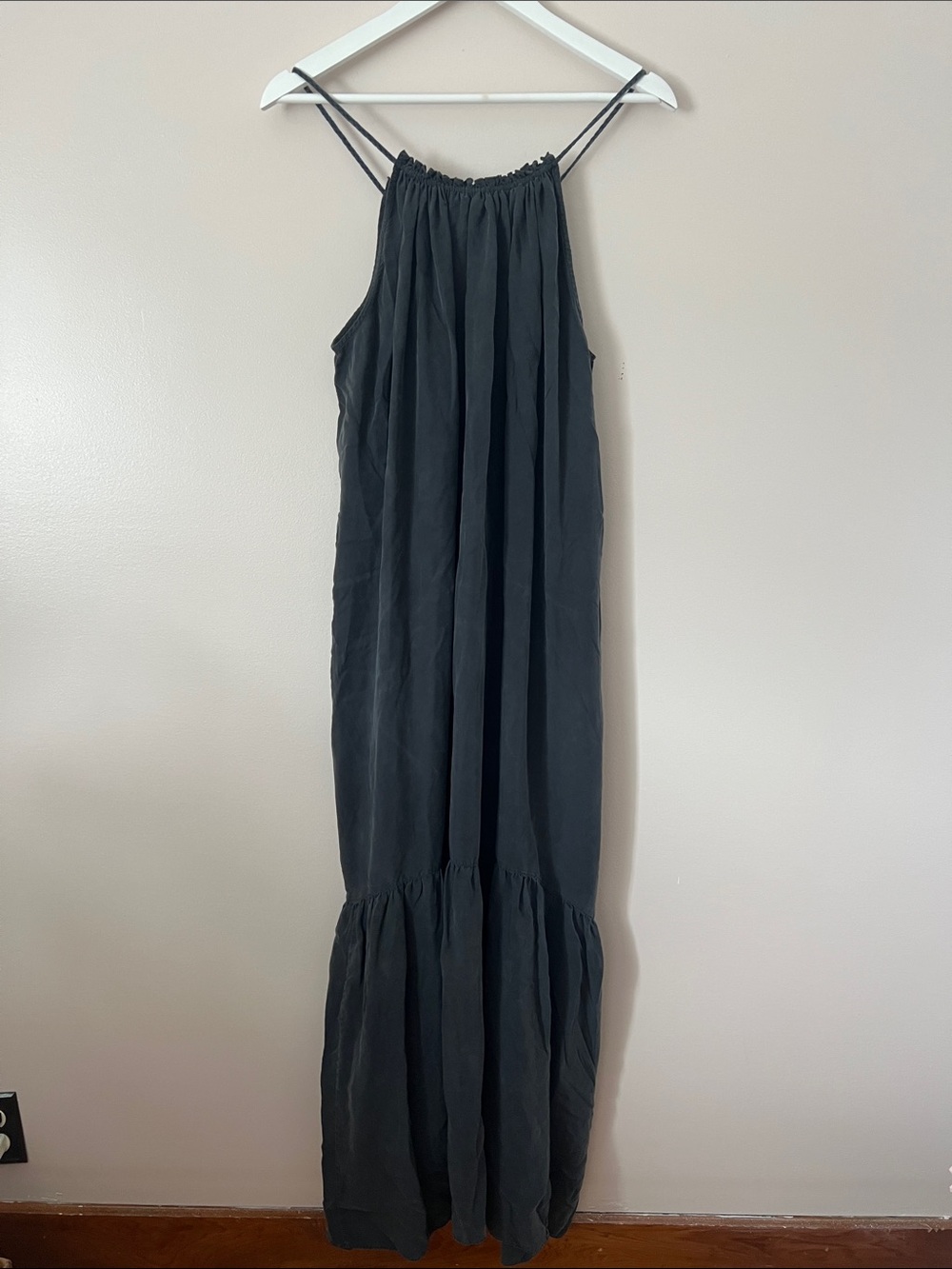 Unsubscribed 100% Silk Maxi dress